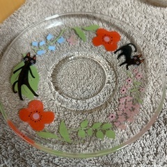 ガラス　カップ&ソーサーの画像