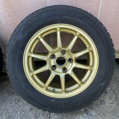 ブランドルラインカルッシャー 16インチ 7J 114.3 5穴　205/65R16　※テーパーナット注意の画像