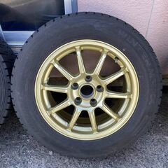 ブランドルラインカルッシャー 16インチ 7J 114.3 5穴　205/65R16　※テーパーナット注意の画像