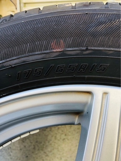 取り引き中　
値下げ　 GOOD YEARノーマルタイヤ付き　 アルミホイール　　 175 /65R15