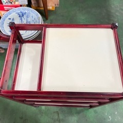 【ホリダソウコ】キッチンカート　昭和レトロの画像