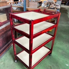 【ホリダソウコ】キッチンカート　昭和レトロの画像