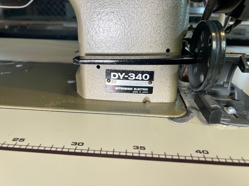 最終値下げ　三菱 DY-340 上下送り レザーミシン 工業用ミシン一式 サーボモーター付 アートセッティング発送 