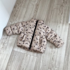プティマイン　中綿ジャケット 恐竜アウター80cmの画像