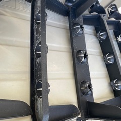 リッチェルプランター（長方形3個+丸型2個）、レンガ4個、支柱留め具5個、180cm支柱８本の画像