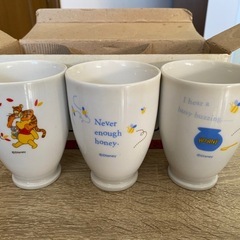 プーさん　コップ　3個セットの画像