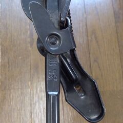 【ジャンク】自転車(ママチャリ等)スタンド　ブラックの画像