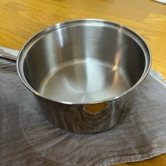 ステンレス片手鍋15センチ  の画像