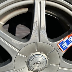 195/65R15　タイヤホイールセット　2022製タイヤの画像