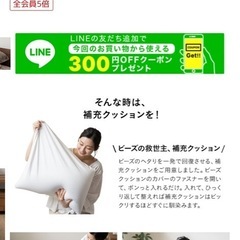 ニトリビーズクッション　追加ビーズ大の画像