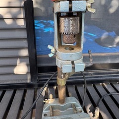 電気大工モートル　 日立DL-118ドリルスタンドDIY電動大工道具工具穴あけの画像