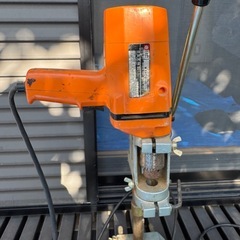 電気大工モートル　 日立DL-118ドリルスタンドDIY電動大工道具工具穴あけの画像