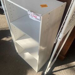 リサイクルショップどりーむ荒田店　No5178 カラーボックス　三段　白　王道のカラーボックス　マルチに活躍♪の画像