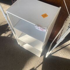 リサイクルショップどりーむ荒田店　No5178 カラーボックス　三段　白　王道のカラーボックス　マルチに活躍♪の画像