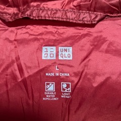 ユニクロ　ダウンジャンパーの画像