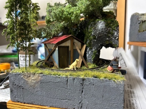 1/48 Oナロー　9mm 鉱山簡易作業軌道 レイアウト