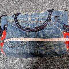 デニムバックの画像
