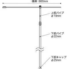のぼりポール新品未使用の画像