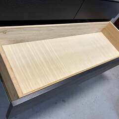  いまだ家具 モダン ローチェスト、3段整理たんす、幅120cm Used/キレイの画像