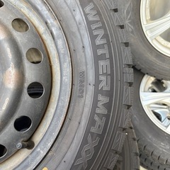 スタッドレスタイヤ195/65R15 5穴PCD114.3の画像