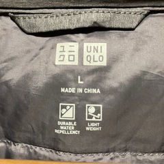 ユニクロ　ダウン上着の画像