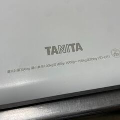 【リユースショップスパークル】デジタルヘルスメーター　No.134　ホワイト　タニタ　2020年製　HD-661　体重計　配送可能♪の画像