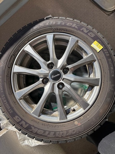 「お取引相手決まりました」スタッドレス4本　165/65R14 ホイール付2023年購入