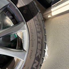 「お取引相手決まりました」スタッドレス4本　165/65R14 ホイール付2023年購入の画像