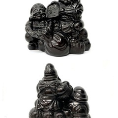 七福神置物まとめ 恵比寿様 大黒天 布袋様 開運 縁起物 4点セットの画像