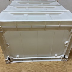 天板付き3段 収納ケース 衣装ケース ホワイトの画像