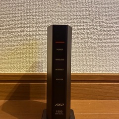 BUFFALO Wi-Fiルーター WSR1500AX2S-BKの画像