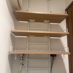 洗濯機上 ラック 棚の画像