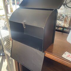 リサイクルショップどりーむ荒田店　No5197　郵便ポスト　レトロ　オシャレ　鉄製　の画像