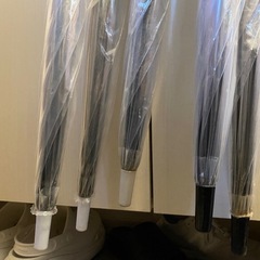 ビニール傘　5本の画像