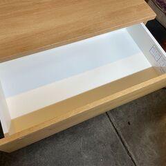 【リユースショップスパークル】ローチェスト　No.135　ニトリ　ELEA 80LC-LBR2　ライトブラウン　衣類収納　タンス　配送設置可能♪の画像