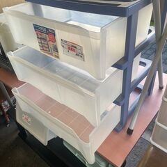 リサイクルショップどりーむ荒田店　No5121 三段収納　衣類収納　押し入れ収納　の画像