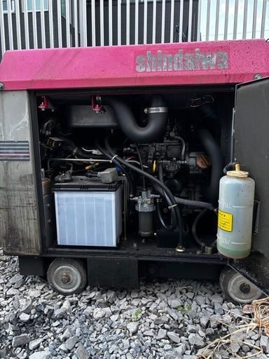 【引き取り限定】shindaiwa DGW200M発電・溶接機（ディーゼルエンジン）ウェルダー