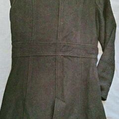 寒さ本格化の前に★ロングコート・黒　レディースの画像