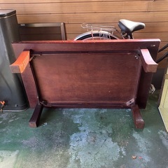 座敷用テーブル　二脚の画像