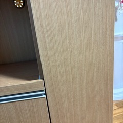 電子レンジ収納付き　　棚　本日受け取り！の画像