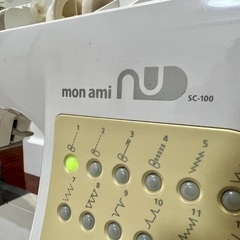 シンガーミシン　モナミ ヌウ monami nu/SC-100 コンピューターミシンの画像