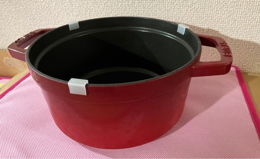 Staubピコココットラウンドチェリー20cm