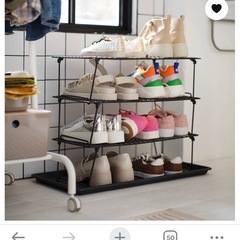 【取引中につき募集停止中】★中古品★【IKEA】シューズラックの画像