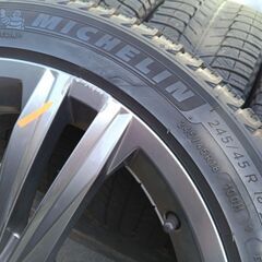 冬 VW ワーゲン 純正【富山】パサート オールトラック アルテオン シロッコ イオス ティグアン 冬 245/45R18 中古4本 ＶＷ純正 18インチの画像