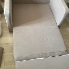 【1人暮らし用】ソファ【ベッドにもなります】の画像