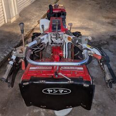 鹿児島発　ヤンマーセル始動ディーゼルエンジン耕運機YA70　タイヤ新品交換済み　バッテリー新品交換済みの画像