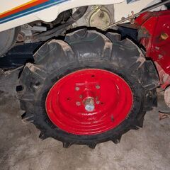 鹿児島発　ヤンマーセル始動ディーゼルエンジン耕運機YA70　タイヤ新品交換済み　バッテリー新品交換済みの画像