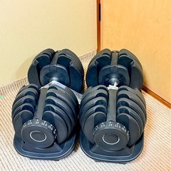 24kg 可変式ダンベル x2個セット 筋トレ トレーニングの画像