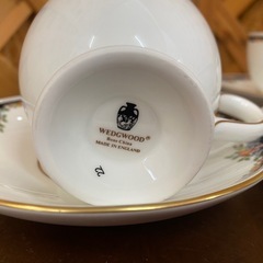 【愛品館 江戸川店】WEDGWOOD 
ウェッジウッド オズボーン カップ＆ソーサー 6客セットID:102-028657-007の画像