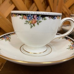 【愛品館 江戸川店】WEDGWOOD 
ウェッジウッド オズボーン カップ＆ソーサー 6客セットID:102-028657-007の画像
